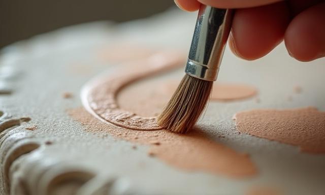 Detalle de workshop de restauración artesanal